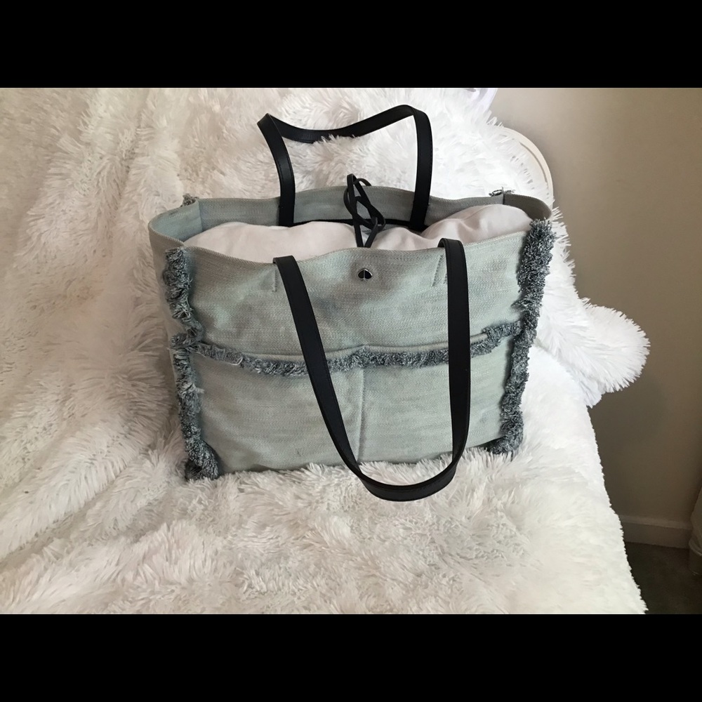 Kate Spade Sam Denim large tote